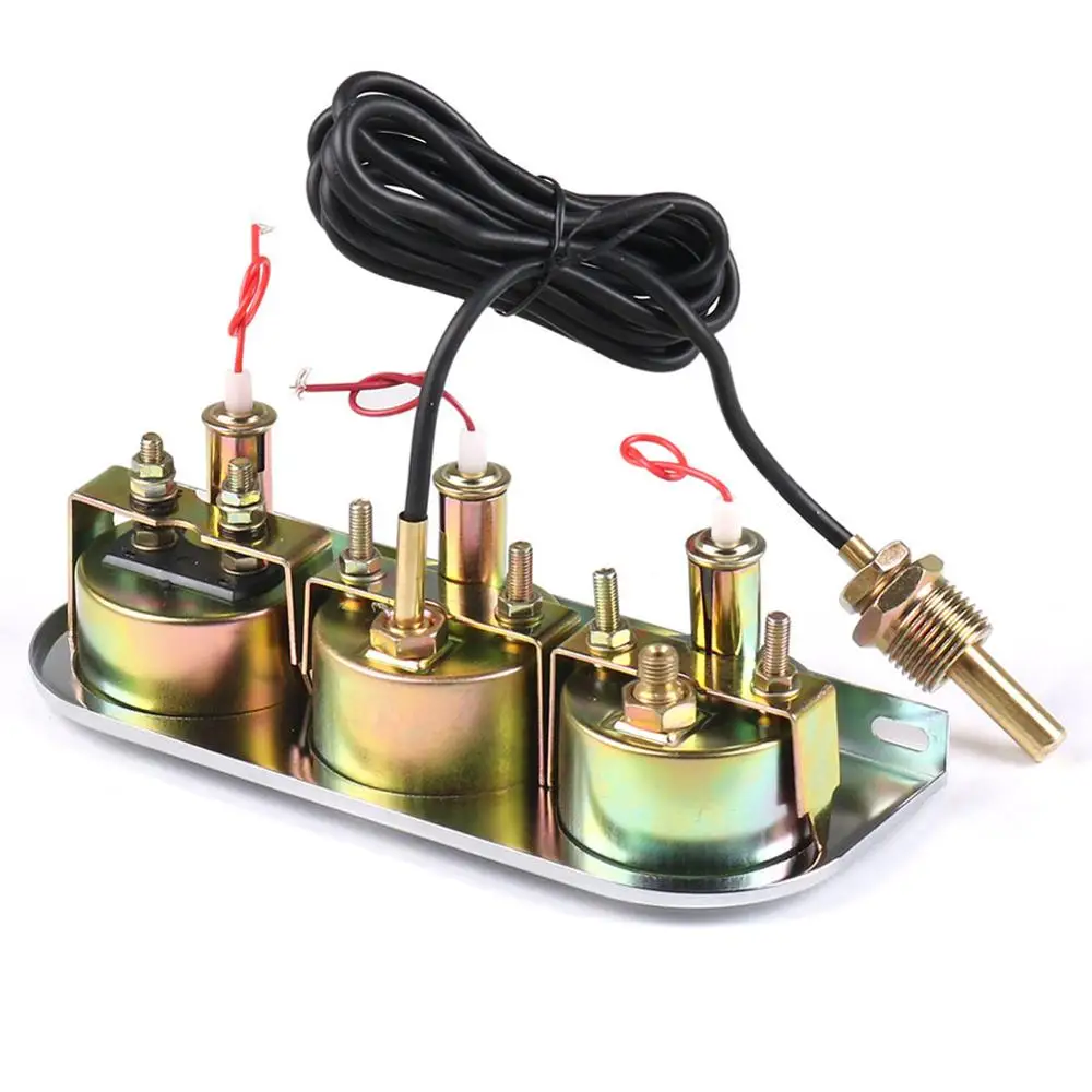 Набор хромированных манометров для воды 2 дюйма 52 мм 16 дюймов 0-80 фунтов на