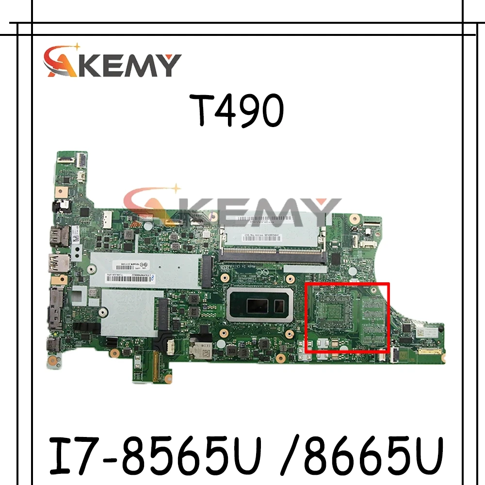 

NM-B901 для Lenovo ThinkPad T490 материнская плата портативного компьютера с процессор I7-8565U /8665U 16GB оперативной памяти мех 02HK945 02HK924 100% тесты работы