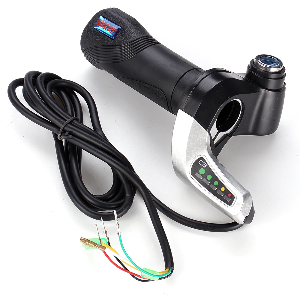 36V 500W мотоцикл контроллер матовый w/дроссель, поворотные ручки подходит для 7/8 дюйма(22,2 мм) для электрического велосипеда