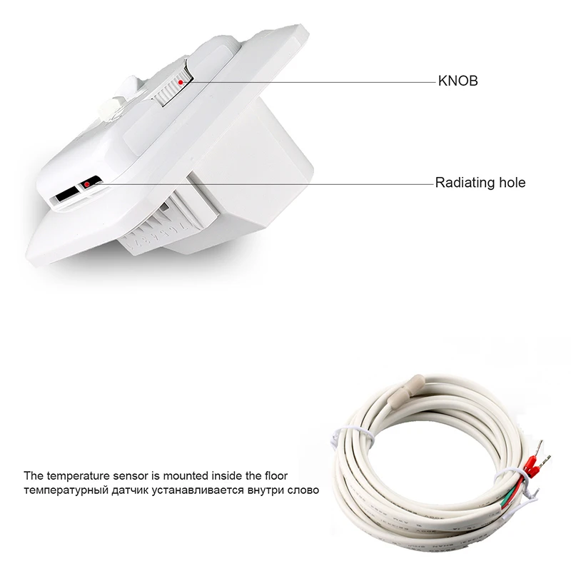 Ручной термостат комнатный пол механический ручной с подогревом Кондиционер