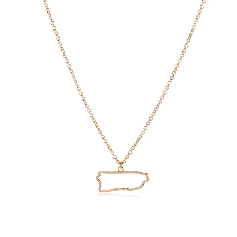 Ожерелье с изображением карты Африки Южноафриканское ожерелье простое принятие