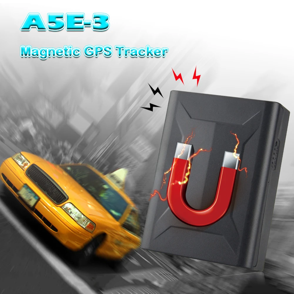 Gps трекер A5E 3 с перезаряжаемой 10000 мАч беспроводной Позиционирование автомобиля