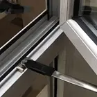 Кронштейн для предотвращения Открывания Окна, ветрозащитный фиксатор Открывания Окна, плоская опора для ветра, ограничитель шатуна без отверстий