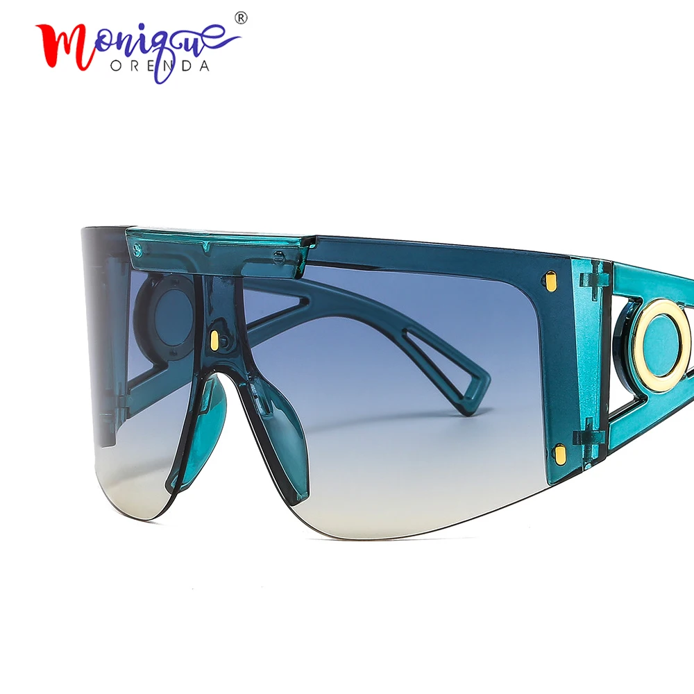 

Oversized Sunglasses for Women Fashion 2020 Luxury One Piece Windproof sand Sports Goggle Sunglasses Men UV400