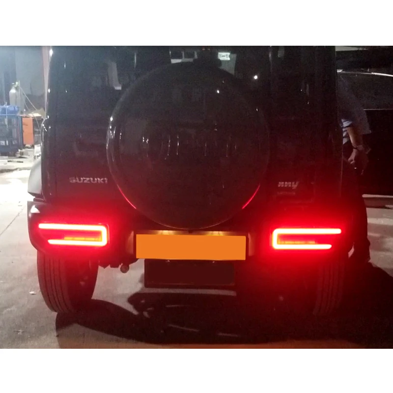 

2X For Suzuki JIMNY 2019 2020 For JB64/JB74 Car LED reflector Tail Lamp Taillight Rear Lamp Parking Brake light Flow Turn Signal