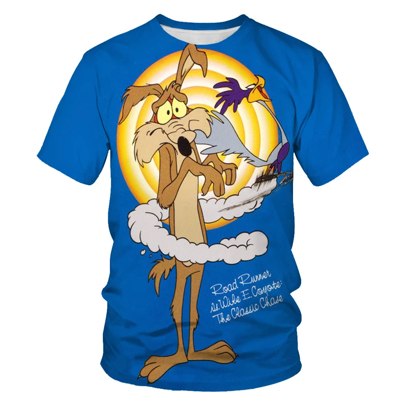 

2021 summer new anime cartoon 3d printing o-neck T-shirt