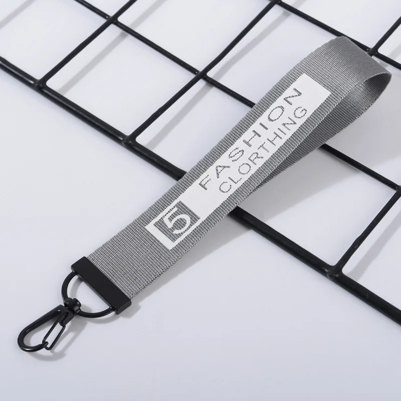 Модные буквы ленточный брелок креативная ткань id карта мобильный телефон