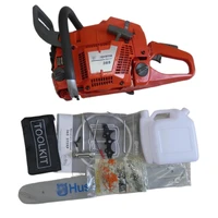 365 gasoline chainsaw w 18 guide bar saw chain pitch 38 gauge 058 68 dl 2t 65cc horse power strong petrol finished unit