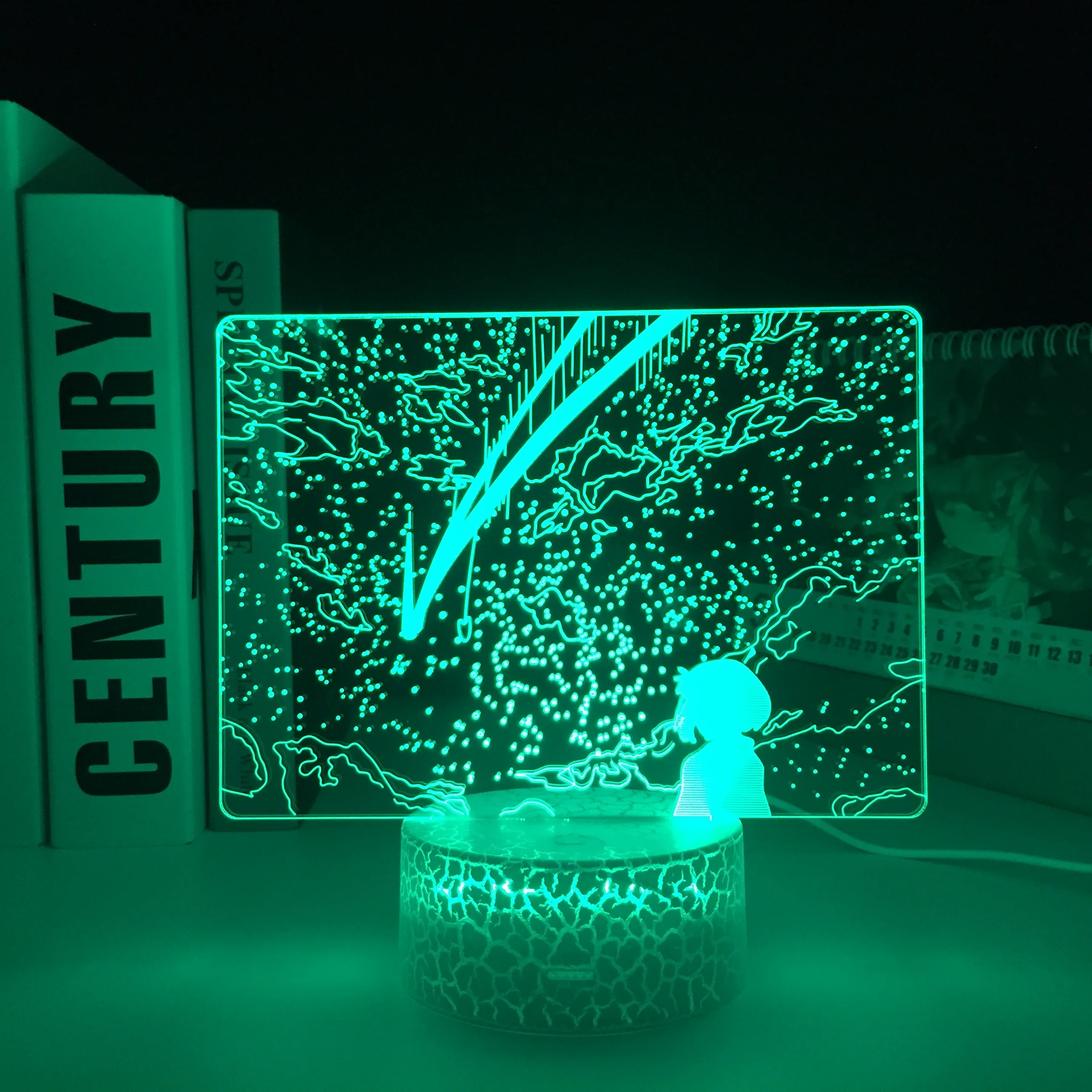 

16 Colors 3D White Base Lamp Remote Control Anime for Kid Bedroom Decor Table Lamp Child Birthday Gift Manga LED Night Light