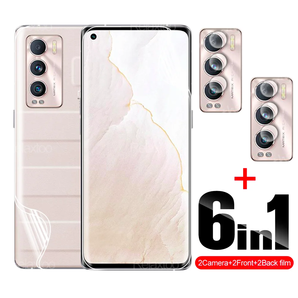 

Гидрогелевая пленка 6 в 1 для Realme GT Explorer Master, Защитное стекло для объектива Realme GT Master, фотопленка