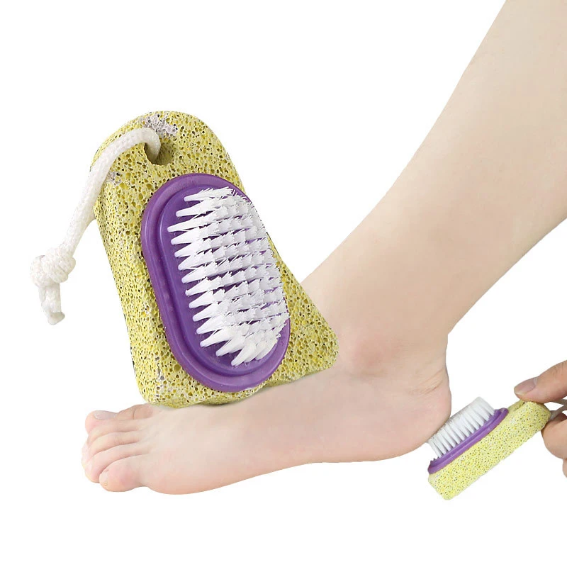 1 шт. Многофункциональный шлифовальный камень для ног двухсторонние натирающие