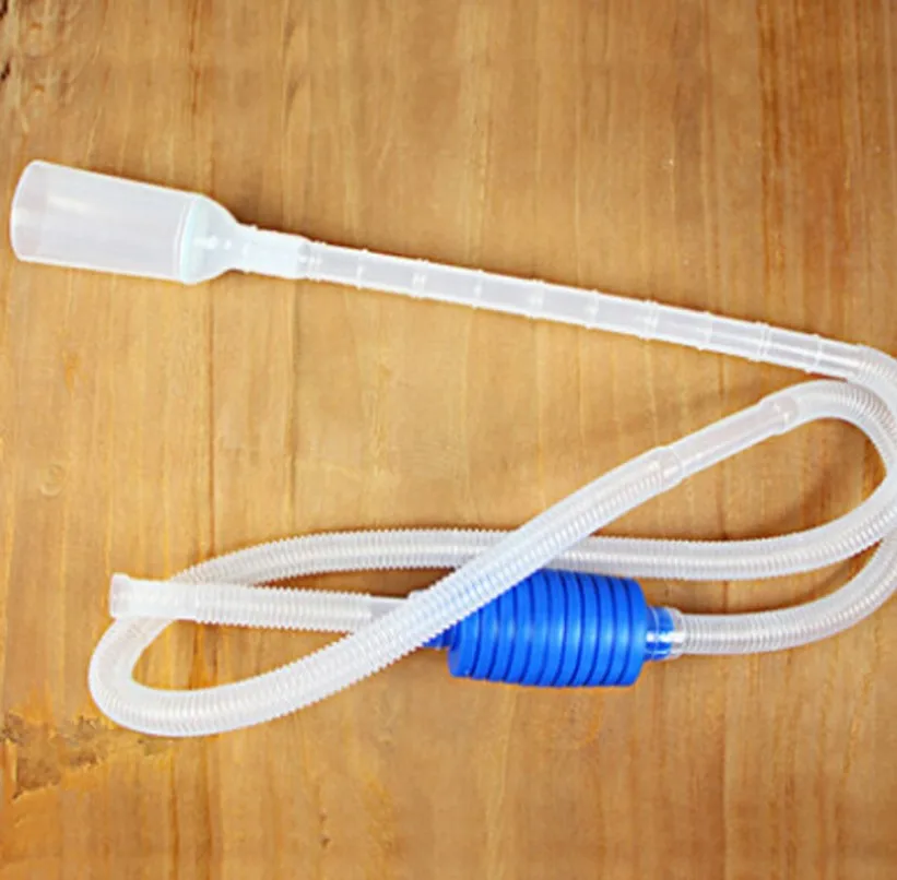 

100pcs Semi-automatic Aquarium Cleaner Vacuum Water Change Changer Gravel Aquarium Simple Fish Tank Vacuum Siphon Pump Cleaner