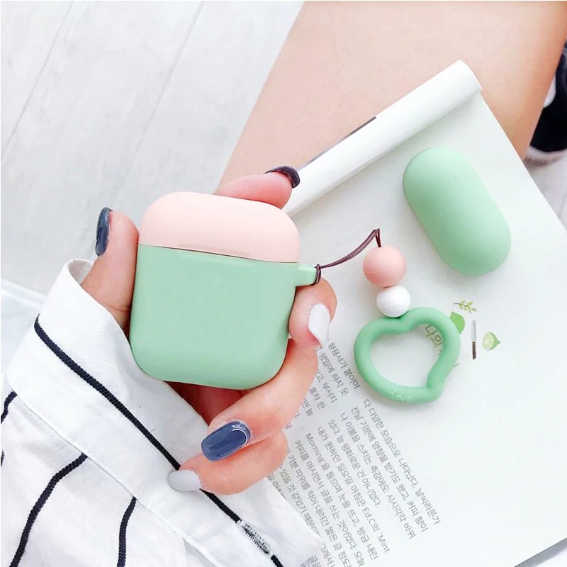 Жидкий зыбучий песок блеск ударопрочный чехол для Airpods 2 1 беспроводной чехол для наушников прозрачный защитный чехол для наушников