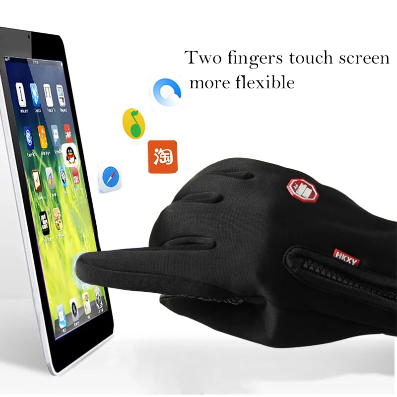 

Waterproof Winter Warm Gloves Men Ski Gloves Snowboard Gloves Motorcycle Riding Winter Touch Screen Snow Windstopper Glove