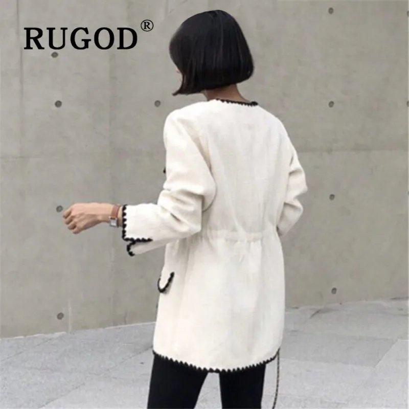 пальто женское RUGOD элегантный офисный женский шерстяной Блейзер женская