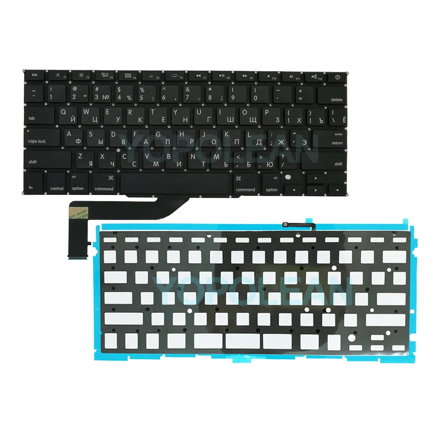 Новая клавиатура A1398 с подсветкой русской раскладкой для MacBook Pro Retina 15 дюймов 2012 2015