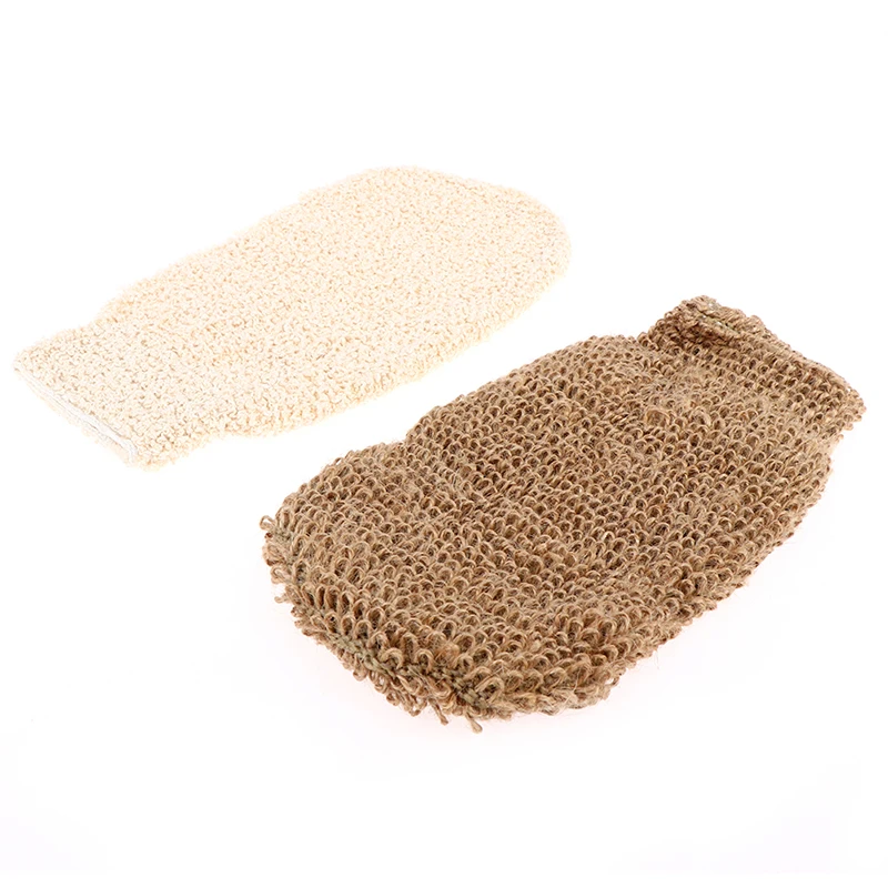 

2Pcs Body Brush Peeling Exfoliating Gloves Shower Fingers Bath Towel Peeling Mitt Body Scrub Gloves Bath Spa Foam Shower
