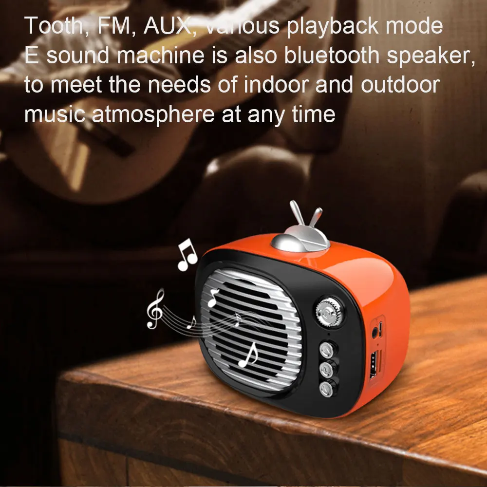 X7 Bluetooth динамик Портативный ретро мини аудио плеер Поддержка TF карты FM AUX для дня рождения Рождество бойфренд с держателем телефона
