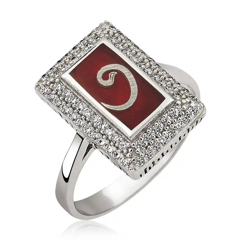 

Silverlina Silver Vav Lady Ring