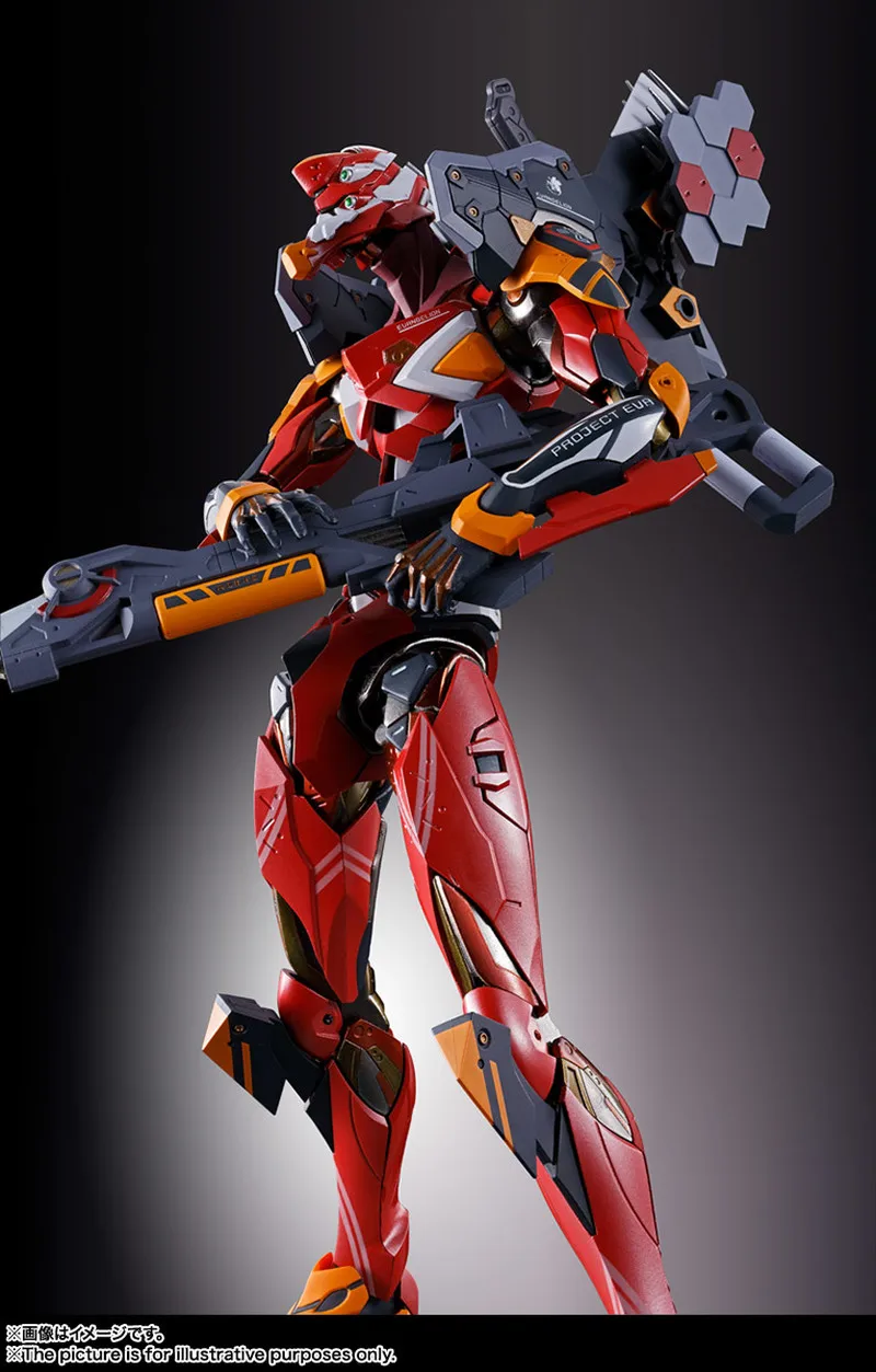 Оригинальная металлическая конструкция BANDAI MB EVA 02 Ver. Аниме Евангелион Сборная