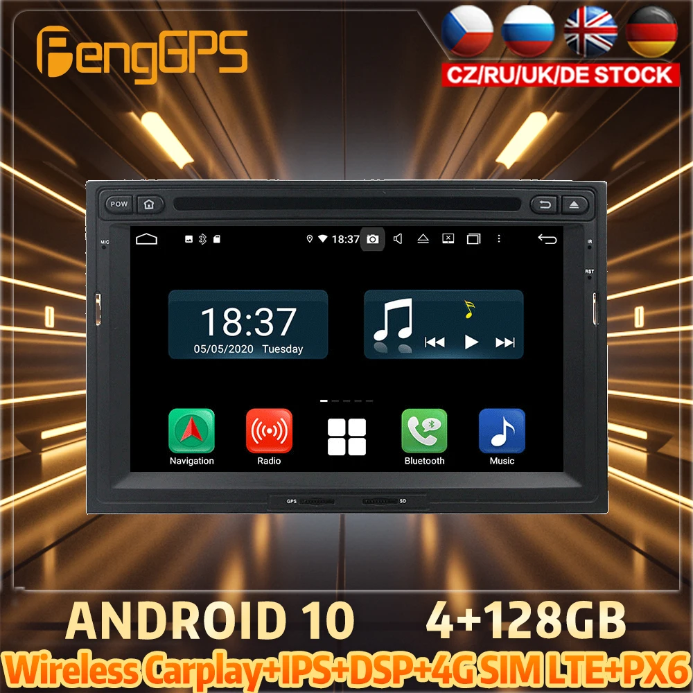 

128G Android10 PX6 DSP For Peugeot PG 3008 5008 Car DVD GPS Navigation Auto Radio Stereo Video Multifunction CarPlay HeadUnit