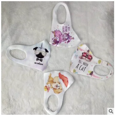 Белая сублимационная маска для подростков и взрослых 50 шт./лот | Компьютеры офис