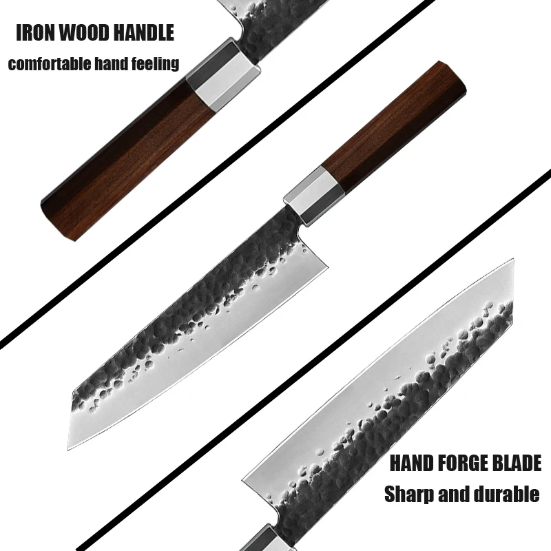 Новинка 2020 японские кухонные ножи ручной работы нож кирицукэ инструменты для