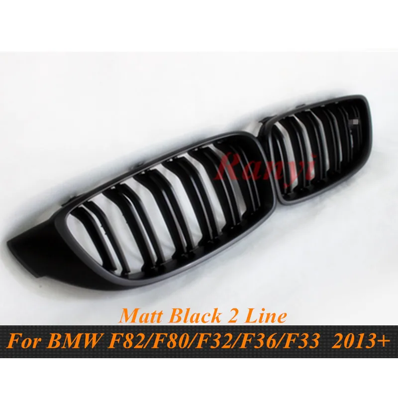 Передняя решетка радиатора M4 Gloss/матовый черный ABS для BMW 4 серии F32 F33 F36 F82 F83 F80 M3 420d