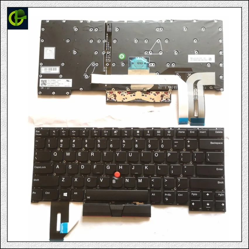

Английская клавиатура с подсветкой для Lenovo Thinkpad T490S T495S T14S GEN1 SN20W19523 SN20S33944 02HM352 02HM388 US
