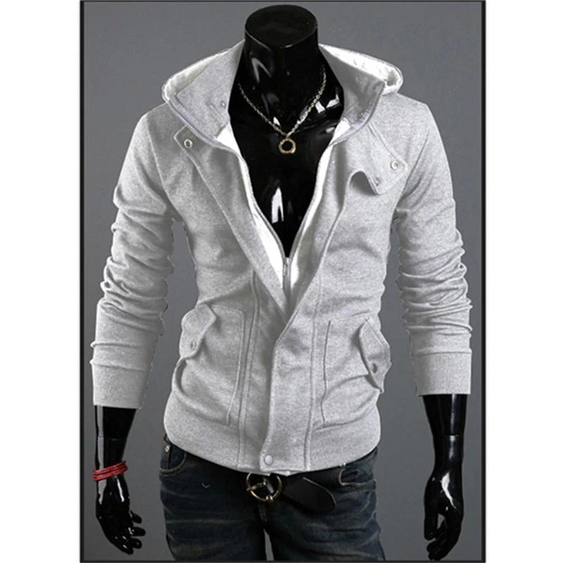 2021 кардиган на молнии толстовки Мужская модная толстовка с капюшоном Весенняя