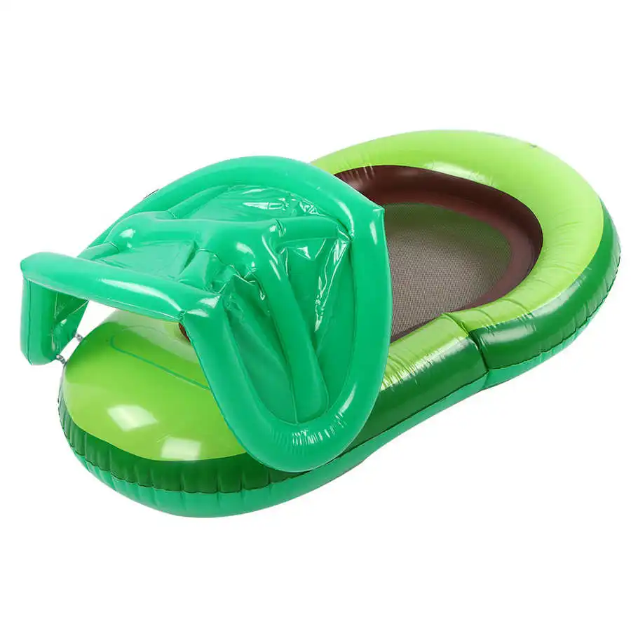 Бассейн поплавок надувной авокадо ряд ПВХ взрослая игрушка с навесом стул навес