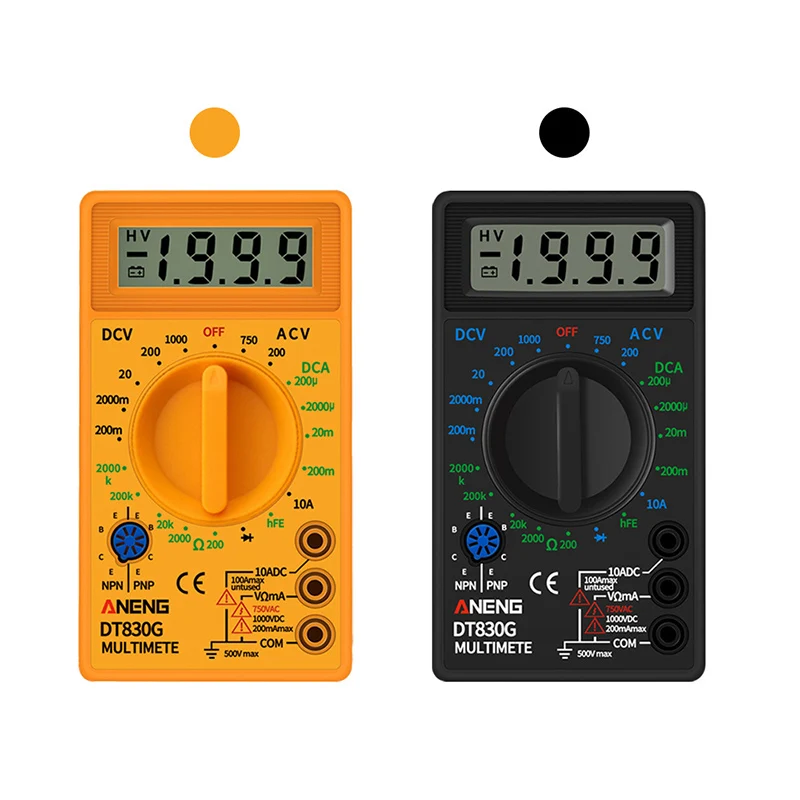 

Digital Multimeter Entry-level Voltage Indicator Ammeter Voltmeter Electrician Home Circuit Tester Tester Щупы Для Мультиметра