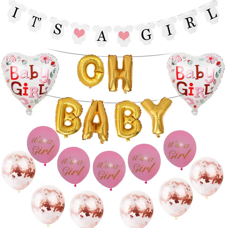 Twins 12 ''розовые конфетти воздушные шары для девочки день рождения ребенка душ