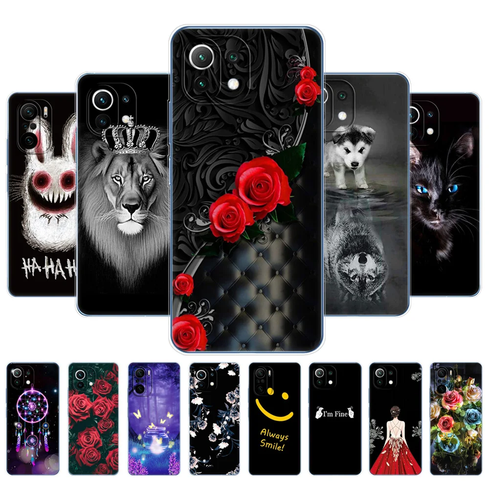 For xiaomi Mi 11 / Mi 11 Lite 5G NE 4G / Mi 11i / Mi 11 Ultra Case Back Phone Cover For xiaomi11 i Xiomi Mi11Lite Silicon Bumper