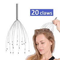 20 claws head massager scalp handheld massage scratcher for deep relaxation spa headache stimulate blood circulate stress relief