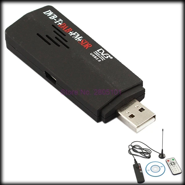 

by DHL or EMS 100 pieces USB DVB-T RTL-SDR REALTEK RTL2832U R820T Tuner Receiver Wholesale