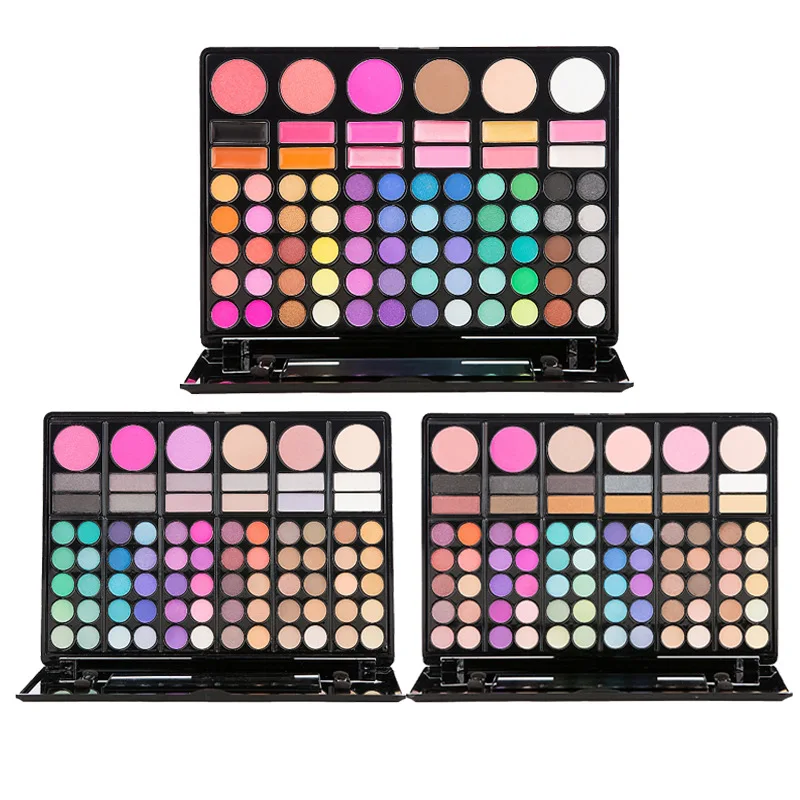 

78 Colors Eye Shadows Makeup Cosmetics Earth Tone Pearlescent Matte Eyeshadow Palettes