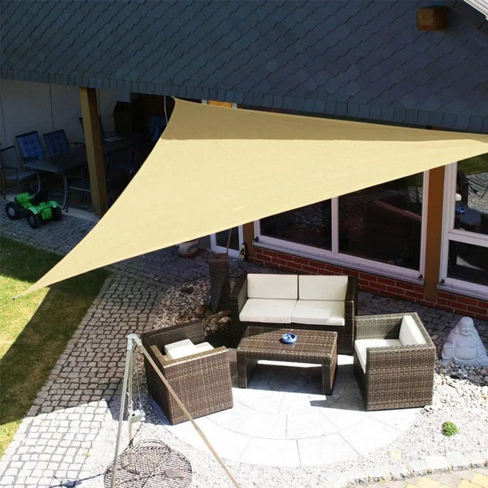 

SOLEDI UV Durable Shade Sail Camp Travel Outdoors Practical Shade Canopy Gazebo Moisture Proof Camping Cloth 3-4 People