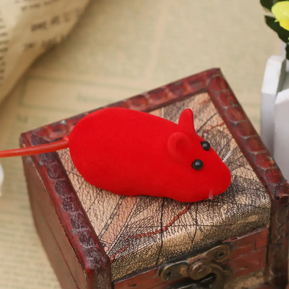 Мыши из искусственной кожи игрушки для животных милые питомцы кошки котенка