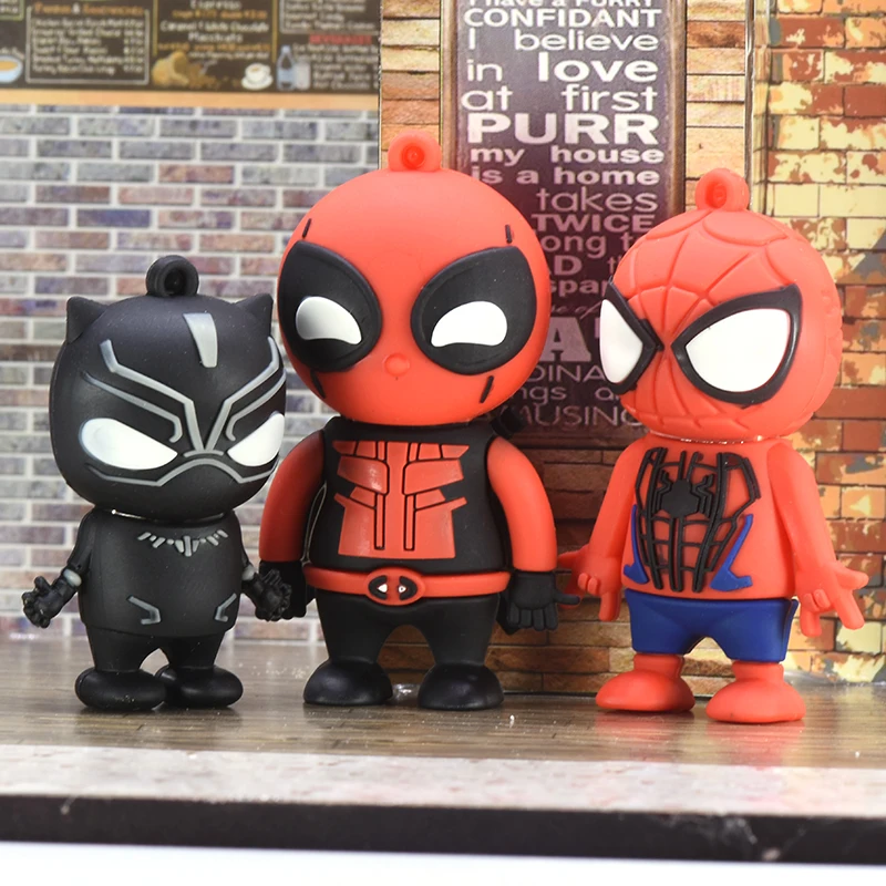 Usb флеш накопитель в виде героев мультфильма Пантера 64 ГБ 32 16 8 4 Гб 128 256 ГБ|USB