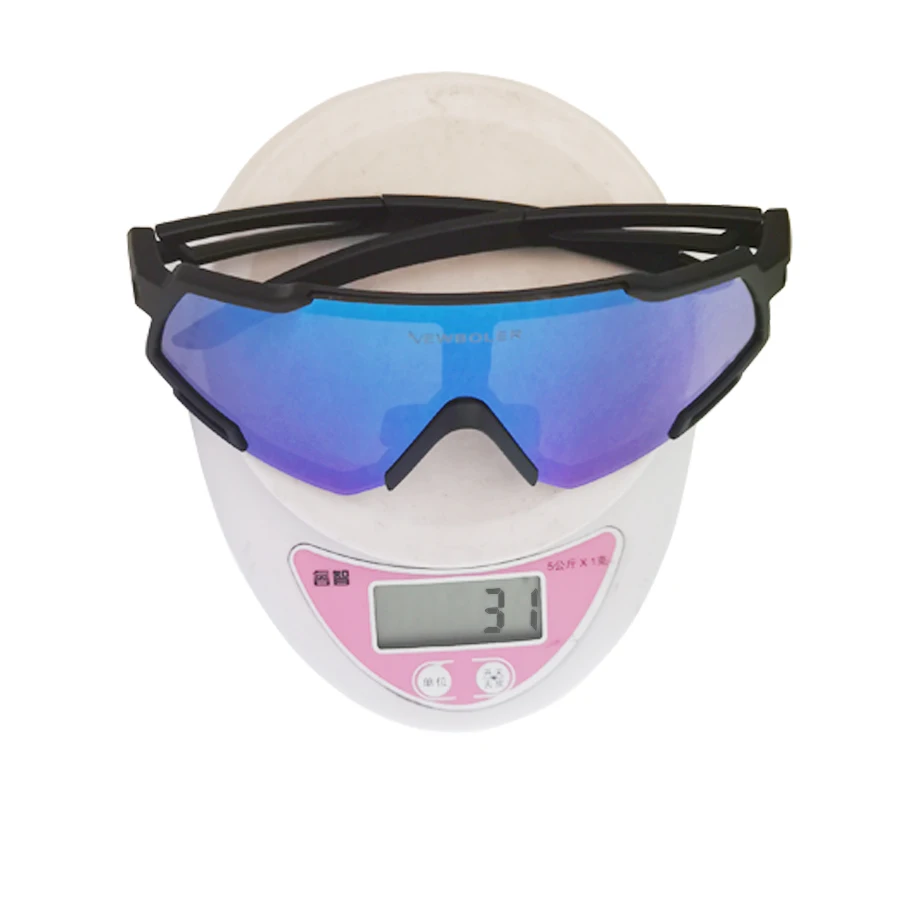NEWBOLER Polarized 5 Lens Cycling Sunglasses UV400 Mountain Road Bike Eyewear Outdoor Sport Cycling Glasses Bicycle Goggles