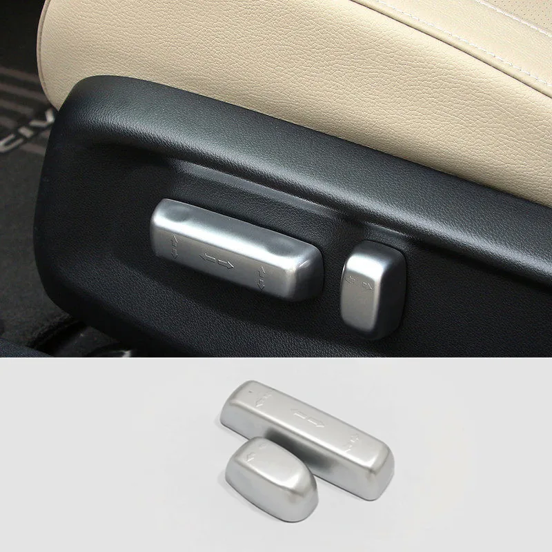 

For Honda Civic 10th 2016 2017 2018 Car Seat Adjustment Switch Sticker Trim Cover Car Interior Styling Accessories ABS Matte
