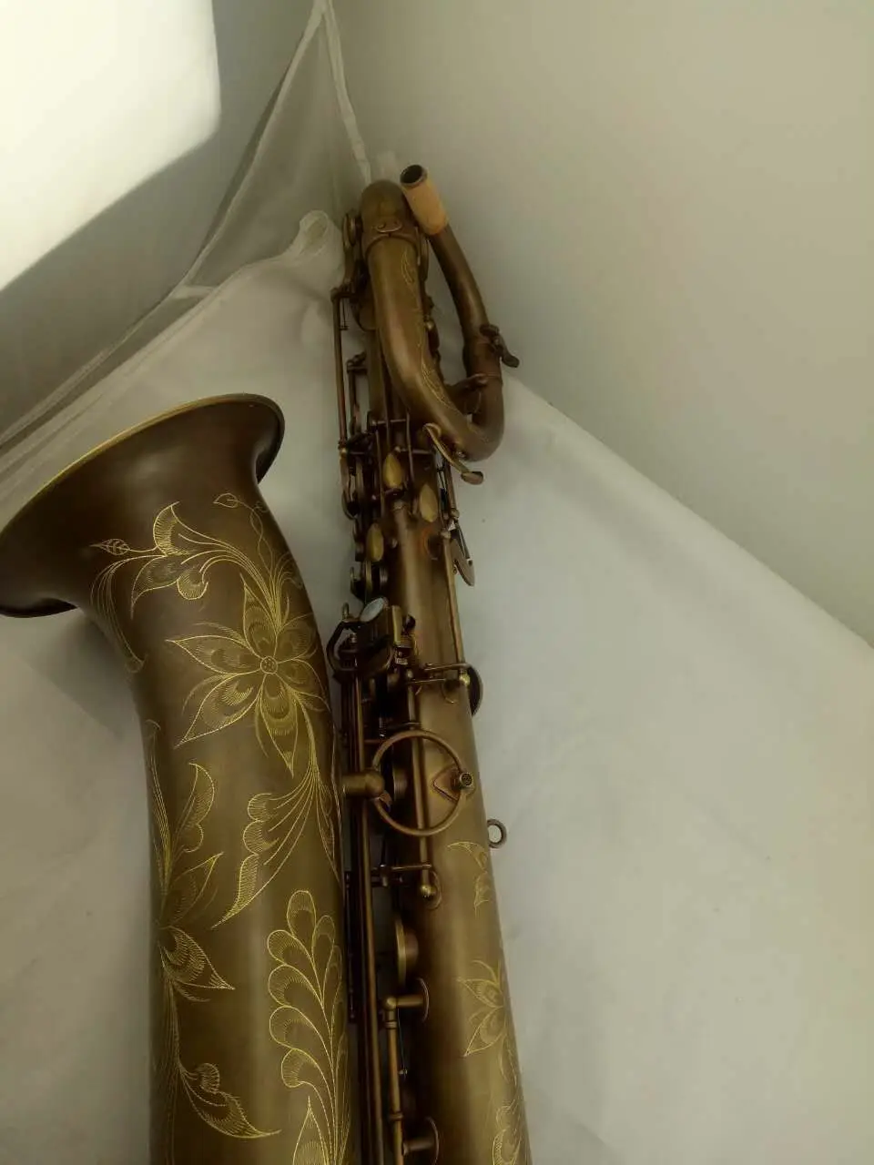 Goedkoop Professionele Oostelijke Muziek Nieuwe Vintage Kleur Bariton Saxofoon Met Draagtas