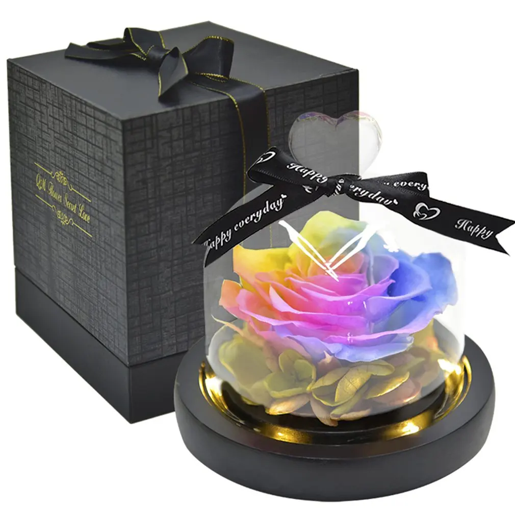 Стеклянная крышка вечный цветок подарок символ здоровья и долговечности