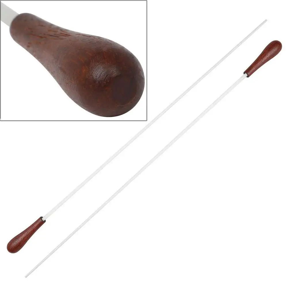 

Mounchain 2pcs Musical Conductor Baton Rosewood Handle Lightweight Music Conducting Baton for Choral Symphony Concert