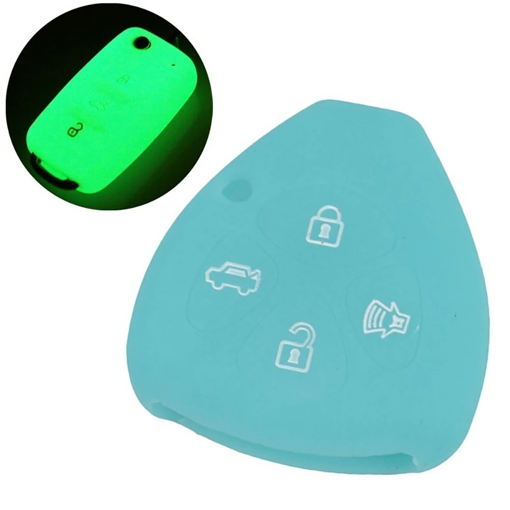 4 кнопки силиконовый дистанционный ключ брелок от машины защитная крышка чехол