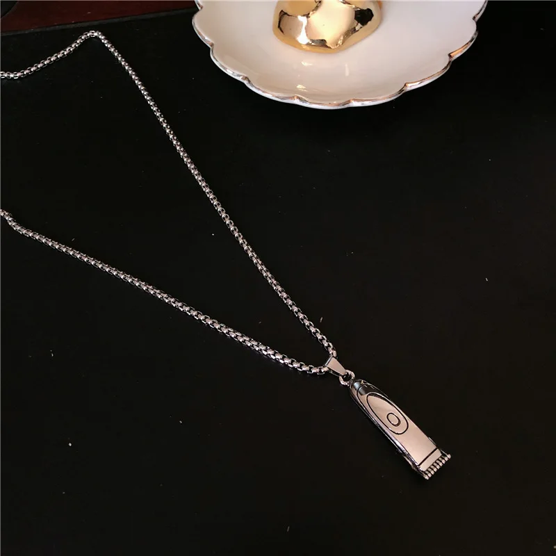 Ожерелье для мужчин и женщин из титановой стали длинная цепочка свитеров в стиле