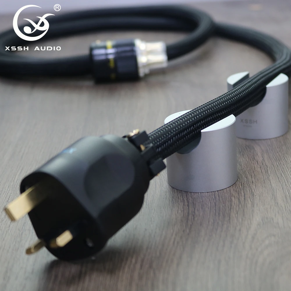 4pcs 8pcs XSSH HIFI Cable Tray Stand Spike Supporting Frame Pure Aluminum Trailing Pad Shock Absorber Power Speaker Cable Feet