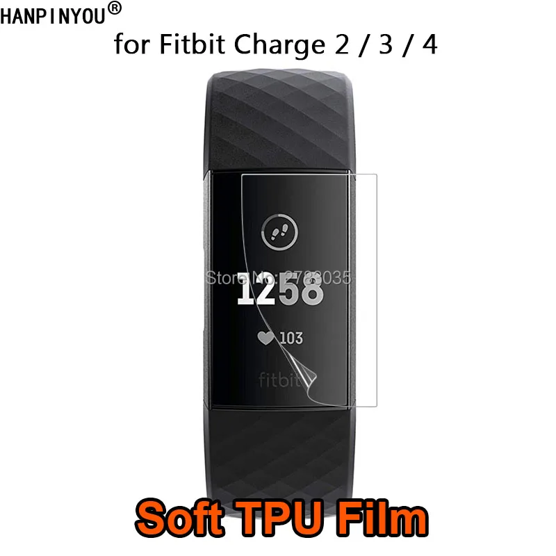 Для Fitbit Charge 2/3/4 Charge4 смарт браслет прозрачный мягкий ТПУ полное покрытие Защитная