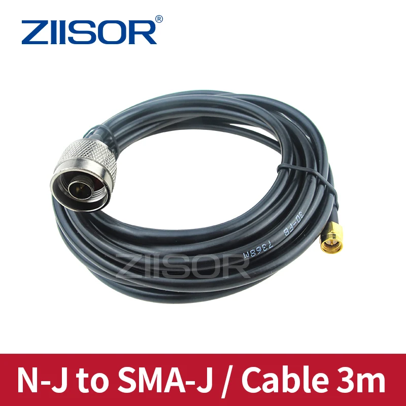 Antenna Adapter Extensible Cable SMA Male to N Female 3m Extension Feeder 3D-FB Extended Wire